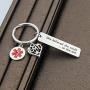 Ribukat Pacemaker Keychain Medical Alert Emergency Medical Technician Gift Inspirational Graduation Gift for Medical Student Nurse