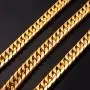 U7 Men Thick Chain Necklace Bracelet Set 316L Stainless Steel 18K Gold Plated 12MM Wide Franco Curb Chains, Length 8.3-36 Inch, 3 Color Choice, Gift for Father or Boyfriend
