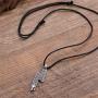 My Shape Vintage Celtic Knot Pendant with Wolf Heads Runic Gothic Amulet Necklace