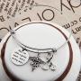 Gzrlyf NP Bracelet Nurse Practitioner Bracelet Bless Me With A Gentle Touch And A Caring Heart Charm Jewelry NP Graduation Gift