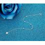 Sllaiss 925 Sterling Silver Bead Chain Bracelets for Women Girls Adjustable Bracelet White Gold Plated Dainty Minimal Bead Chain Jewelry 6”
