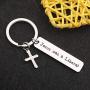 Zuo Bao Religious Christian Gift Jesus Cross Jewelry Jesus was A Liberal Keyring Christian Atheist Religious Liberal Democrat Church