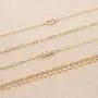 LOYATA Chain Bracelet Gold Link 14K Gold Filled Dainty Simple Jewelry Gift for Women LOYATA Chain Bracelet Gold Link 14K Gold Filled Dainty Simple Jewelry Gift for Women