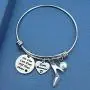 HN HNHB Retirement Gift No One Can Ever Fill Your Shoes Charm Bangle Bracelet Enjoy Retirement Jewelry Gift for Coworker, Teacher, Friends HN HNHB Retirement Gift No One Can Ever Fill Your Shoes Charm Bangle Bracelet Enjoy Retirement Jewelry Gift for Coworker, Teacher, Friends