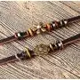 ORAZIO Leather Bracelets for Women Girls Flower Wrap Bracelets ORAZIO Leather Bracelets for Women Girls Flower Wrap Bracelets