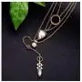 Exquisite Sequins Multilayer Pendant Necklace Multi-layer Bar Pendant Necklace Long Choker Necklace for Women Lady Girl Exquisite Sequins Multilayer Pendant Necklace Multi-layer Bar Pendant Necklace Long Choker Necklace for Women Lady Girl