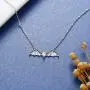 APOTIE 925 Sterling Silver Bat Pendant Necklace Jewelry Gift for Women Teen Girl APOTIE 925 Sterling Silver Bat Pendant Necklace Jewelry Gift for Women Teen Girl