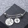 omodofo Bible Verse Bangle Bracelet Cross Charm Confirmation Bracelet Scripture Jewelry