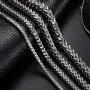 LuxglitterLin Miami Cuban Link Chain Necklace for Men Women 4mm to 6mm Wide 18''-30'' long Curb Chain Stainless Steel Hip Hop Jewelry LuxglitterLin Miami Cuban Link Chain Necklace for Men Women 4mm to 6mm Wide 18''-30'' long Curb Chain Stainless Steel Hip Hop Jewelry