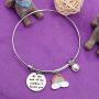 Zuo Bao Rainbow Baby Gift at The End of My Rainbow I Found You Bracelet Gift for New Mom New Mommy Jewelry