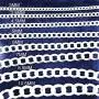 Pori Jewelers 925 Sterling Silver Cuban/Curb Pave Chain Necklace - Made in Italy - 3mm - 12mm Pori Jewelers 925 Sterling Silver Cuban/Curb Pave Chain Necklace - Made in Italy - 3mm - 12mm