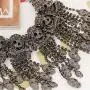 BigDO Jewelry Fashion Vintage Style Multi-Level Punk Black CZ Skull Necklace Collar Bib for Women BigDO Jewelry Fashion Vintage Style Multi-Level Punk Black CZ Skull Necklace Collar Bib for Women