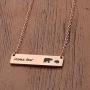 Zuo Bao Sweet Mama Bear Bar Necklace Mother Necklace Mama Bear Jewelry for New Mom