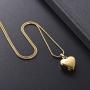 Heart Shape Urn Pendants Memorial Ash Necklace Stainless Steel Cremation Jewelry