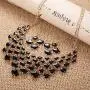 LOYALLOOK Fashion Bib Chunky Necklace Floating Bubble Collar Necklaces Teardrop Earring Necklace Vintage Statement Jewelry Set,4 Set LOYALLOOK Fashion Bib Chunky Necklace Floating Bubble Collar Necklaces Teardrop Earring Necklace Vintage Statement Jewelry Set,4 Set