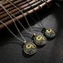 Sunflower Necklace You are My Sunshine Pendant Engraved Necklace - Locket Necklace for Women Girls with Nice Gift