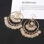 YANCHUN Gypsy Chandelier Coin Dangle Earrings Vintage Disc Ethnic Drop Earring for Women YANCHUN Gypsy Chandelier Coin Dangle Earrings Vintage Disc Ethnic Drop Earring for Women