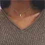 Jeweky Dainty Moon Choker Necklace Gold Simple Pendant Crescent Necklaces Chain Jewelry for Women and Girls