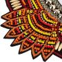 YAZILIND Ethnic Style Multiple Millet Beads Chunky Chain Bib Statement Choker Collar Necklace for Women