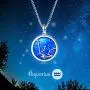 SOULMEET Sterling Silver Various Zodiac Necklace for Women Girls, Simulated Opal Jewelry Gifts Ideas for Birthday Christmas Anniversary Valentines Day