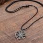 Myshape Slavic Kolovrat Pendant Amulet Slavic Sun Wheel Necklace Kolovrat Pagan Jewelry Gift