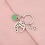UJIMS Sorority Gift Pink and Green Charm Keychain She Can She Will She Did Inspirational Paraphernalia Graduation Gift for Women Girl UJIMS Sorority Gift Pink and Green Charm Keychain She Can She Will She Did Inspirational Paraphernalia Graduation Gift for Women Girl