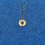 WUSUANED Philippines Sun and Stars Gold Necklace Philippine Pride Jewelry Gift