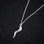 Aineecy Chili Pepper Choker Necklace Italian Horn Pendant Necklace Italian Talisman Necklace for Women Men Lucky Amulet Jewelry