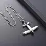 memorial jewelry Birthstone Personalized Airplane Mens Cremation Ashes Jewelry Initial Necklace memorial jewelry Birthstone Personalized Airplane Mens Cremation Ashes Jewelry Initial Necklace