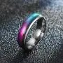 6mm Color Changing Stainless Steel Ring Mood Emotion Temperature Index Copper Color Change Couple Rings 6mm Color Changing Stainless Steel Ring Mood Emotion Temperature Index Copper Color Change Couple Rings