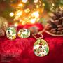 QIANSE Mothers Day Jewelry Set Gifts Spring of Versailles Gold Plated Handcrafted Enamel Butterfly Jewelry Set, Christmas Birthday Gifts for Her