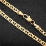 kelistom Gold Anklet for Women Teen Girls, 14K Gold / 18K Gold/Platinum Plated Flat Mariner Link Chain Ankle Bracelets for Women 9 10 11 inches
