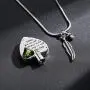 Heart Urn Necklace for Ashes Stainless Steel Cremation Jewelry for Ashes Keepsake Necklaces …
