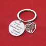De&ai Godmother Goddaughter, Jewelry The Love Between a Godmother and Goddaughter is Forever Keychain, Aunt Niece Gift