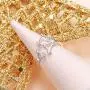 FLYOW 925 Sterling Silver CZ Horoscope Zodiac 12 Constellation Astrology Adjustable Statement Ring for Women Teen Girls Birthday Gift,Size 7