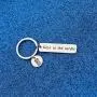 WUSUANED Tardis Keychain Keys to The Tardis Jewelry with Police Box Charm Gift for Doctor Who Fan