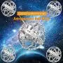YandMe 2019 New Astronomical Sphere Ball Ring Vintage Foldable Open Cosmic Ring Best Gift for Lover