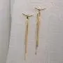 Fashion Long Gold Earrings for Women Charming Lady Party Fringe Earrings Korean Style Jewelry Gifts