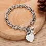 Turandoss Horse Gifts Charm Bracelets for Girls, Engraved 26 Letters Initial Bracelet Stainless Steel Horse Charm Bracelet for Girls Horse Lover Bracelet Horse Gifts for Girls Jewelry Turandoss Horse Gifts Charm Bracelets for Girls, Engraved 26 Letters Initial Bracelet Stainless Steel Horse Charm Bracelet for Girls Horse Lover Bracelet Horse Gifts for Girls Jewelry