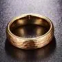 VAKKI 6mm Gold Tone Hammered Tungsten Carbide Ring Domed Wedding Band for Men Women Size 5-12 VAKKI 6mm Gold Tone Hammered Tungsten Carbide Ring Domed Wedding Band for Men Women Size 5-12