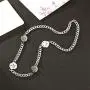 Smiley Chain Necklace Stainless Steel Punk Hip Hop Street Dance Rock Necklace for Men Women Smiley Chain Necklace Stainless Steel Punk Hip Hop Street Dance Rock Necklace for Men Women