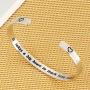 M MOOHAM Teacher Appreciation Gifts for Women Bracelet, Engrave Quote Teacher Bracelet Jewelry Teacher Appreciation Week End of Year Christmas Thank You Gifts, Retirement Gifts for Teacher