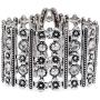 Hiddlston Nativity Crystal Christmas Blessing Guardian Angel Wing Feather Biker Jewelry Custom Stretch Arm Sleeve Wrap Multi-Layer Cuff Bracelet Chain for Women Teen Girls Bangle Ornaments Costume