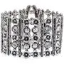 Hiddlston Nativity Crystal Christmas Blessing Guardian Angel Wing Feather Biker Jewelry Custom Stretch Arm Sleeve Wrap Multi-Layer Cuff Bracelet Chain for Women Teen Girls Bangle Ornaments Costume