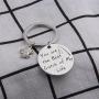 Zuo Bao Fishing Lure Jewelry My Best Catch was You Fisherman Gifts Funny Keychain for Husband Boyfriend