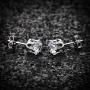 6 Pairs Pack of Earrings for Women Men Cubic Zirconia Studs Gold Plated Hypoallgenic