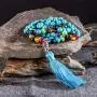PNEIME 108 Mala Beads Necklace - 8mm Tibetan Prayer Beads -Yoga Meditation Beads Necklace - Hand Knotted Japa Mala PNEIME 108 Mala Beads Necklace - 8mm Tibetan Prayer Beads -Yoga Meditation Beads Necklace - Hand Knotted Japa Mala