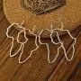 Map of Africa Earrings for Women Girl Ethiopian Nigeria Gold Color Jewelry African Maps Gifts Map of Africa Earrings for Women Girl Ethiopian Nigeria Gold Color Jewelry African Maps Gifts