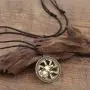 Viking Fenrir Wolf Slavic Sun Wheel Talisman Protection Necklace Viking Fenrir Wolf Slavic Sun Wheel Talisman Protection Necklace