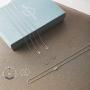 Deidreamers Sterling Silver Side Mini Initial Necklace